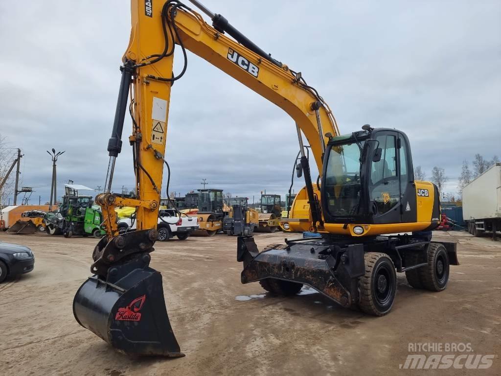 JCB JS 145 W ホイール式油圧ショベル（パワーショベル・ユンボ・バックホー）
