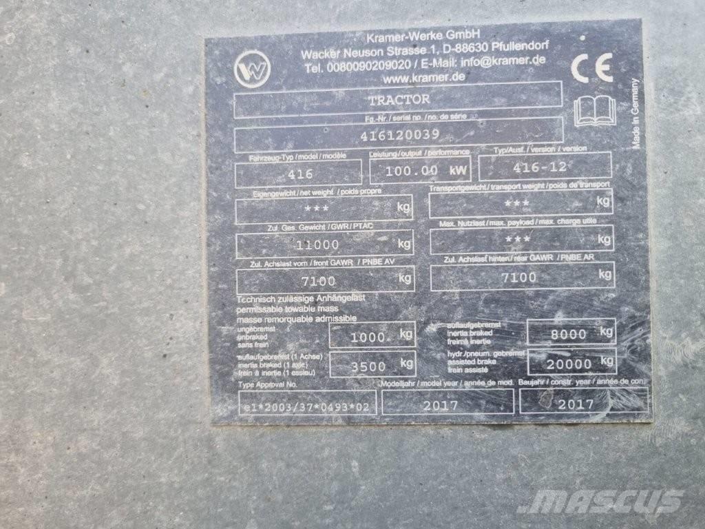 Kramer KT 447 テレスコーピックハンドラー