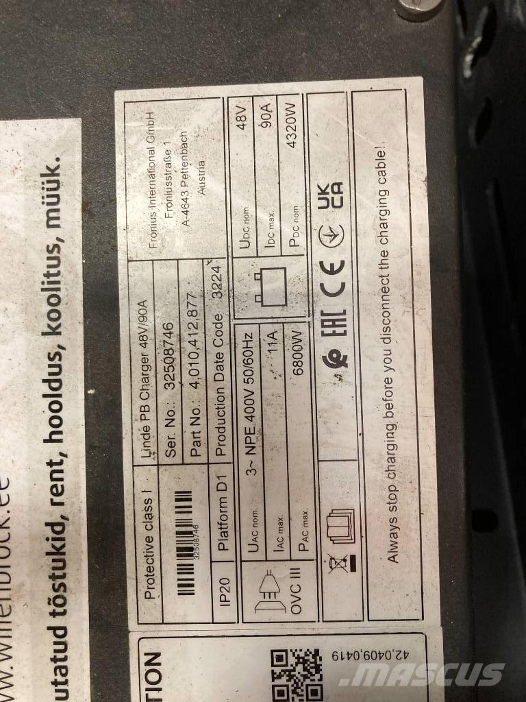 Linde R 14 リーチフォークリフト