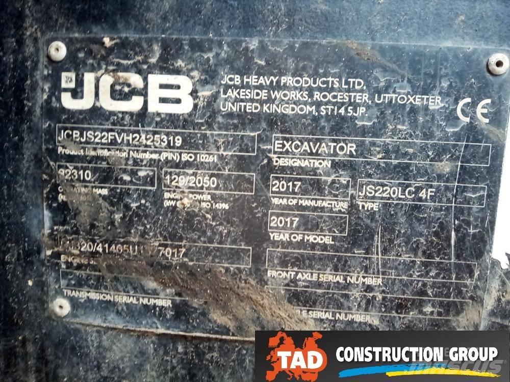 JCB JS 220 LC 大型油圧ショベル12t以上（パワーショベル・ユンボ）