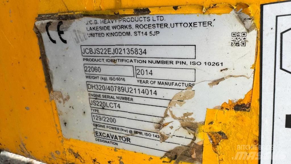 JCB JS 220 LC 大型油圧ショベル12t以上（パワーショベル・ユンボ）