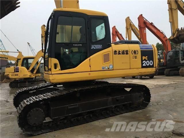 Komatsu pc200-7 大型油圧ショベル12t以上（パワーショベル・ユンボ）