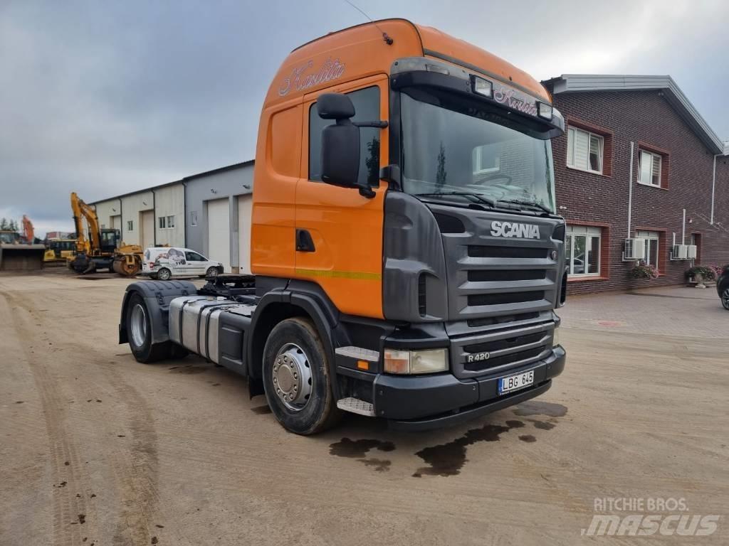 Scania R 420 中古トラクターヘッド | トレーラーヘッド