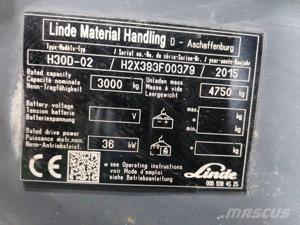 Linde H30D-02 ディーゼル・軽油