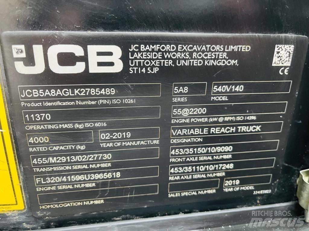JCB 540-140 テレスコーピックハンドラー