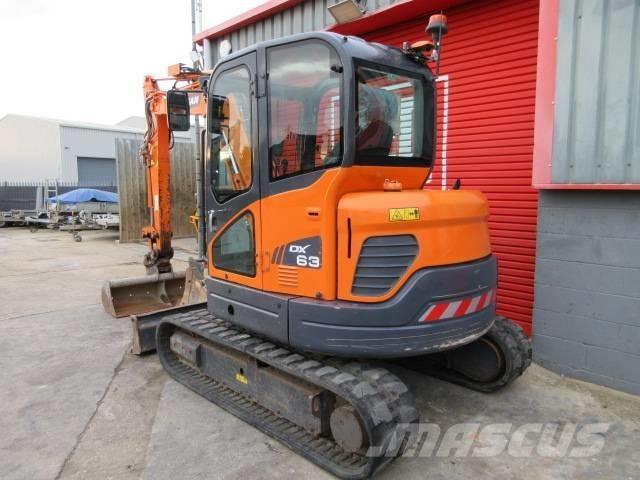 Doosan DX 63-3 ミニ油圧ショベル 7t以下（ミニユンボ・ミニディガー）
