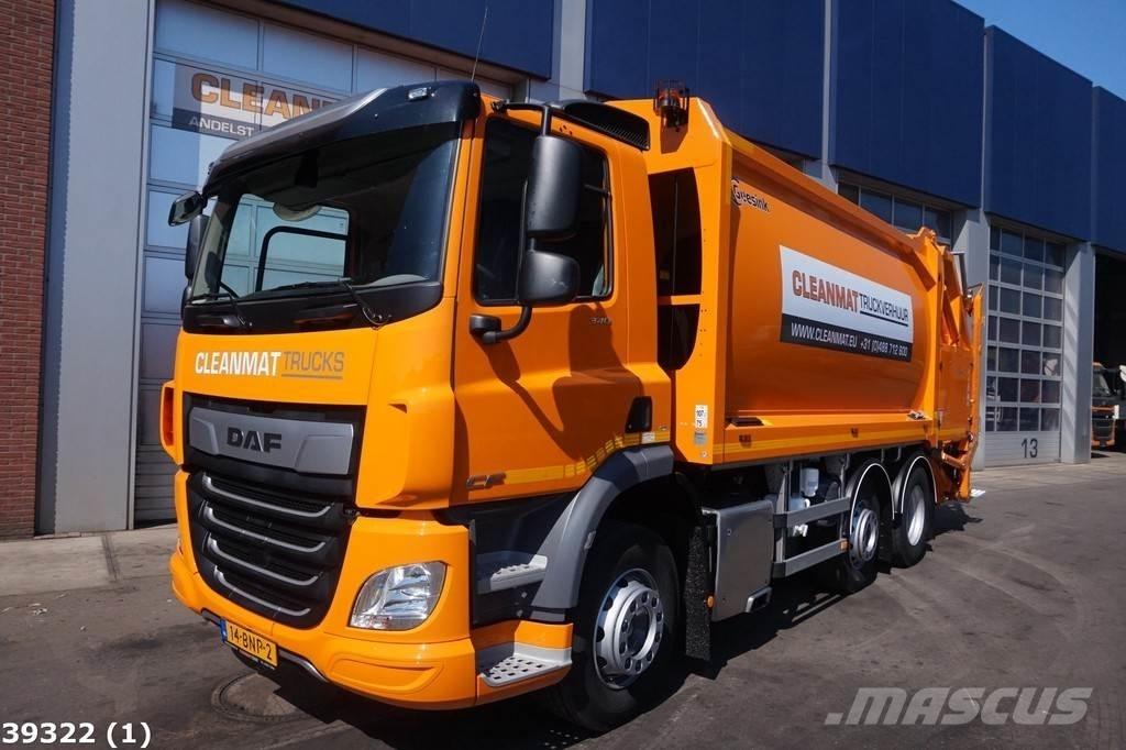 DAF FAG CF 340 塵芥車、パッカー車