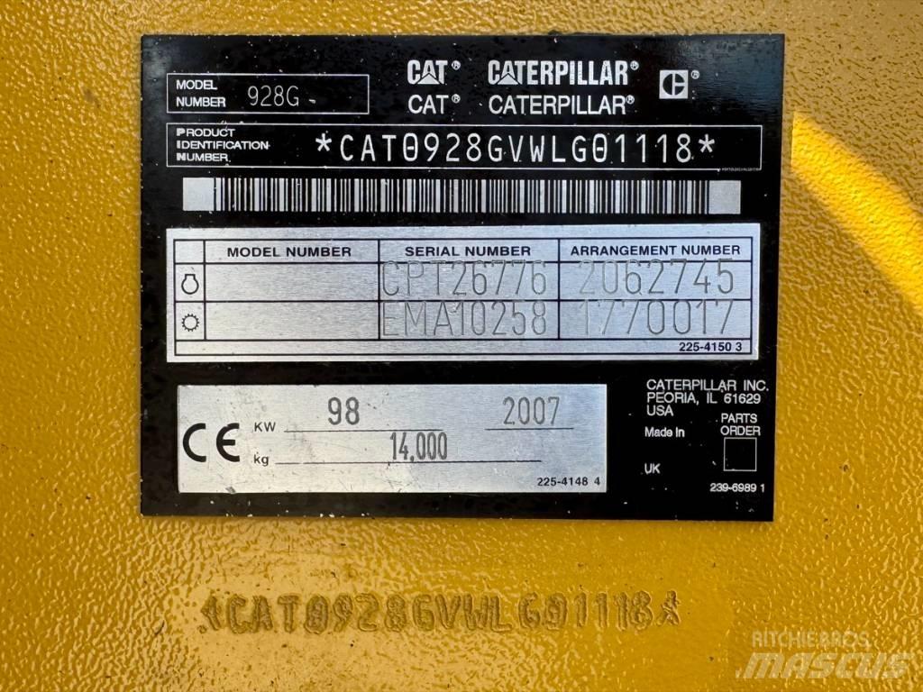 CAT 928 G z ホイールローダー・タイヤショベル