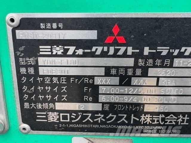 Mitsubishi FD 18 ディーゼル・軽油