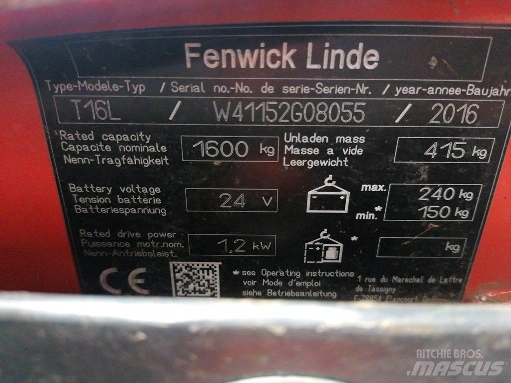 Linde T16L ハンドパレットトラック