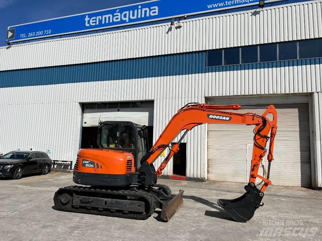 Doosan DX 80 R 中型油圧ショベル 7ｔ-12ｔ（ユンボ・パワーショベル・バックホー）