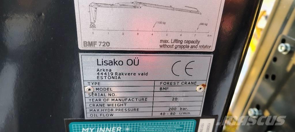 BMF BMF 720 11T1 PRO 林業トレーラー