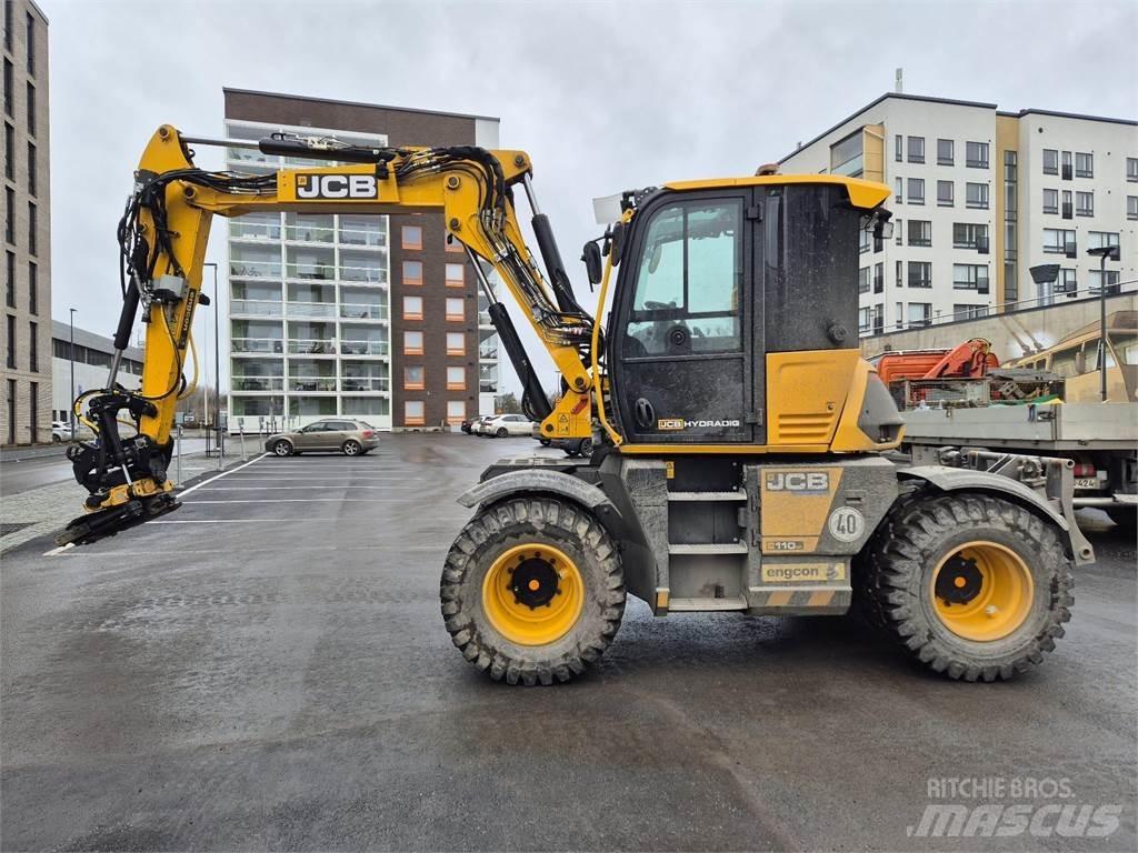 JCB Hydradig 110W ホイール式油圧ショベル（パワーショベル・ユンボ・バックホー）
