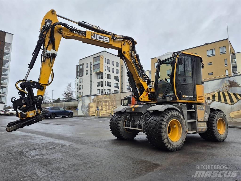 JCB Hydradig 110W ホイール式油圧ショベル（パワーショベル・ユンボ・バックホー）