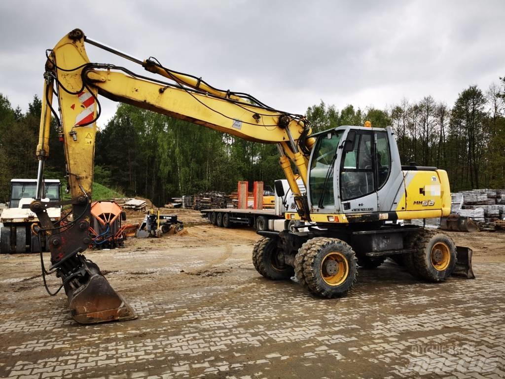 New Holland MH 5.6 ホイール式油圧ショベル（パワーショベル・ユンボ・バックホー）