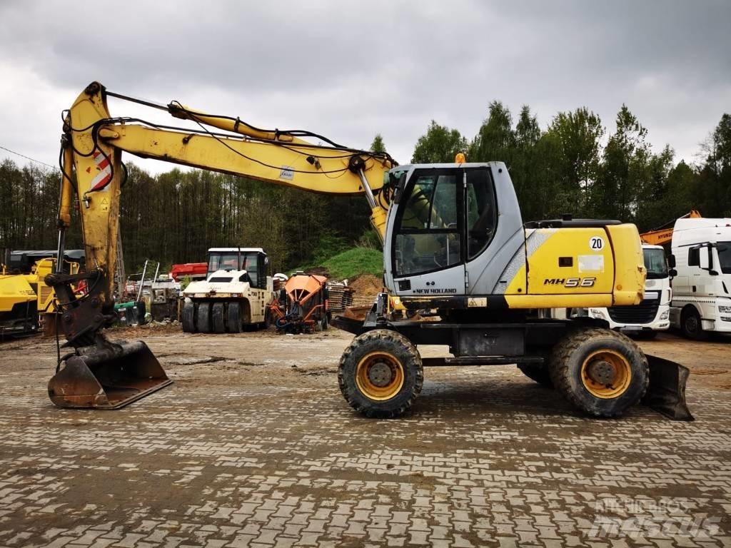 New Holland MH 5.6 ホイール式油圧ショベル（パワーショベル・ユンボ・バックホー）