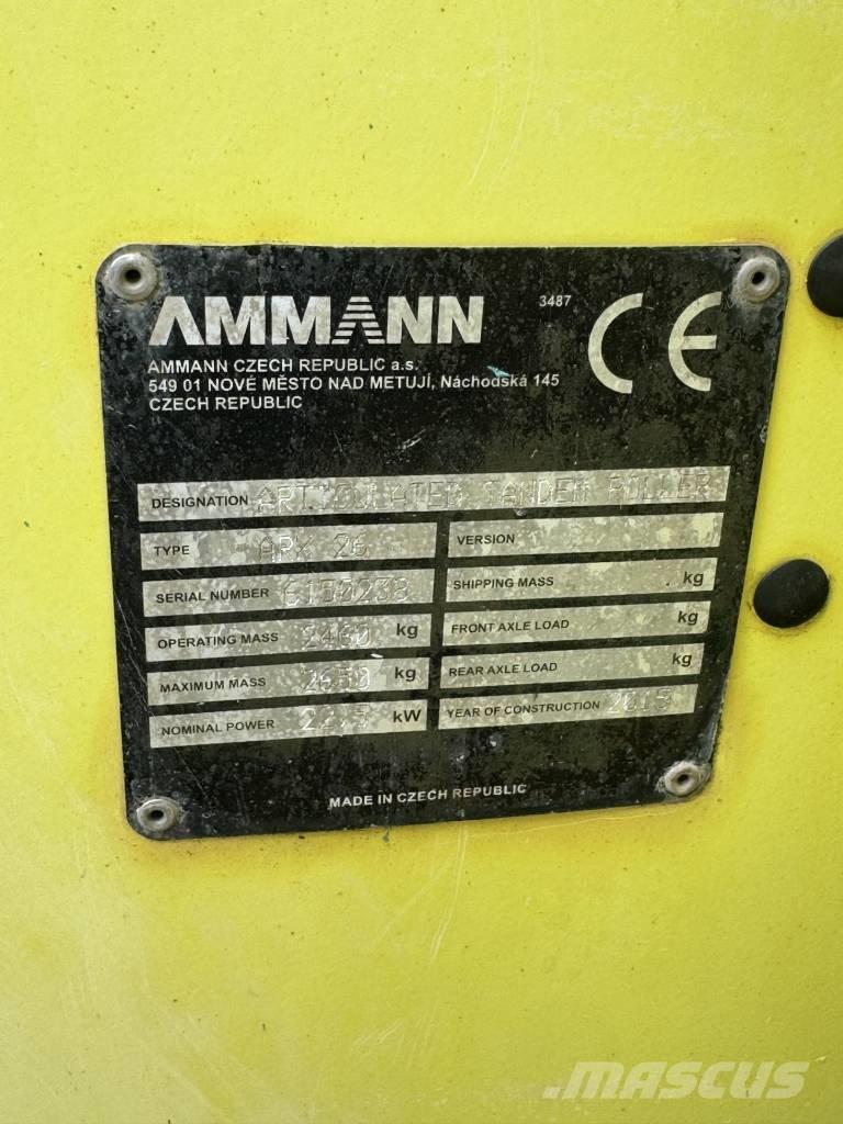 Ammann ARX 26 タンデムローラ
