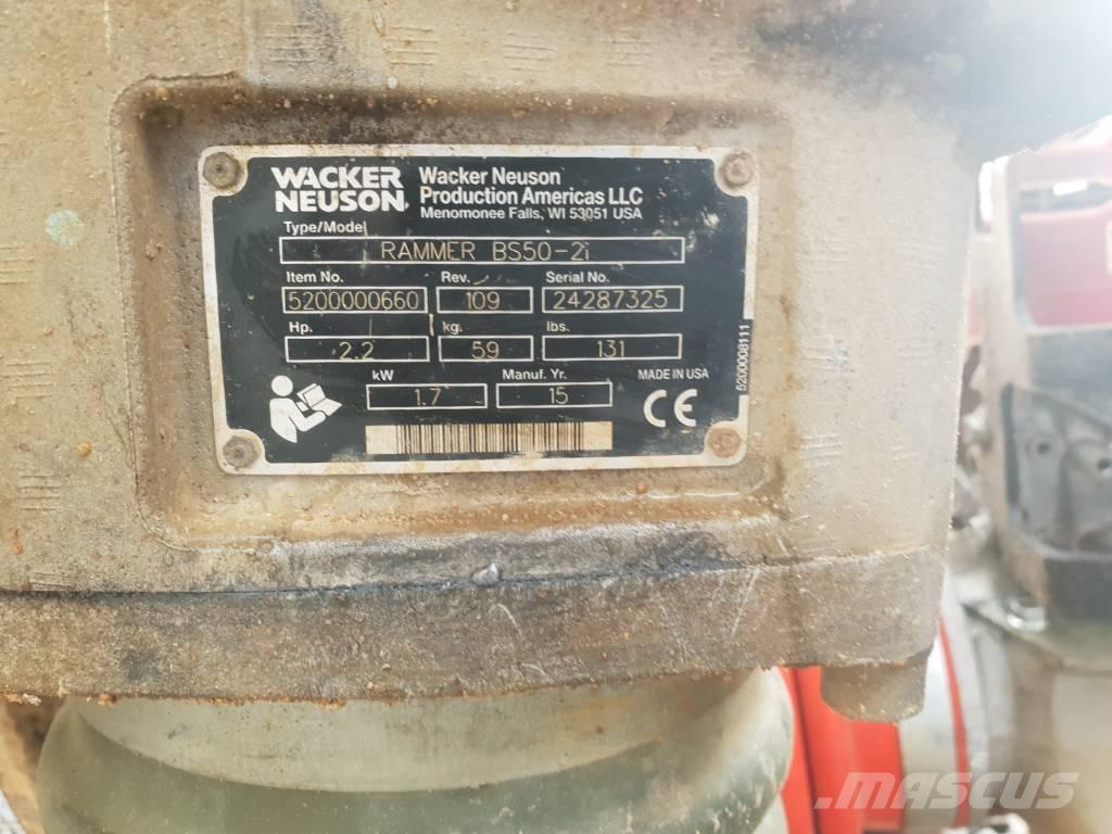 Wacker BS50-2i タンパ/転圧バイブレータ