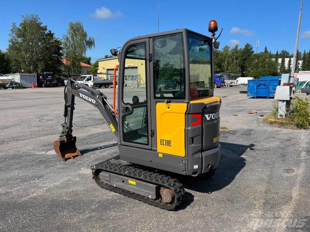 Volvo EC 18 E ミニ油圧ショベル 7t以下（ミニユンボ・ミニディガー）