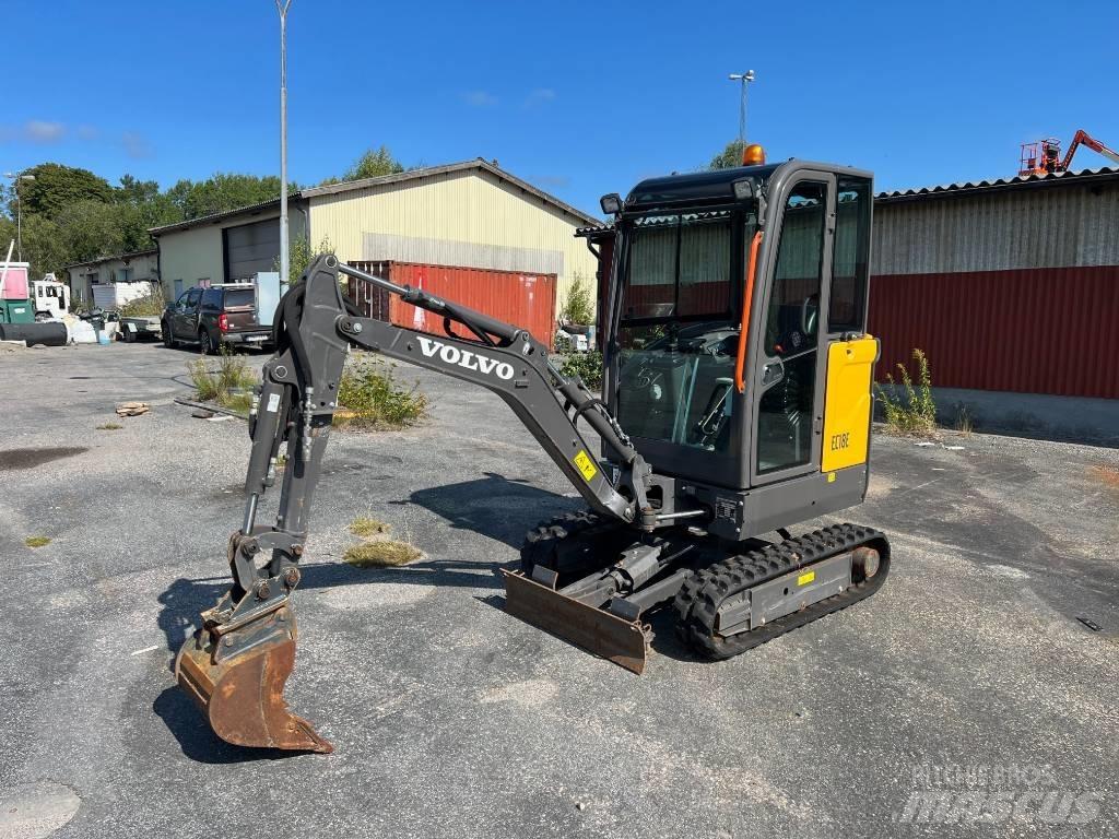 Volvo EC 18 E ミニ油圧ショベル 7t以下（ミニユンボ・ミニディガー）