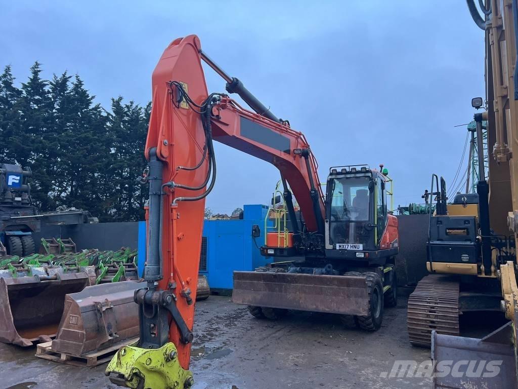 Doosan DX 190 W-3 ホイール式油圧ショベル（パワーショベル・ユンボ・バックホー）