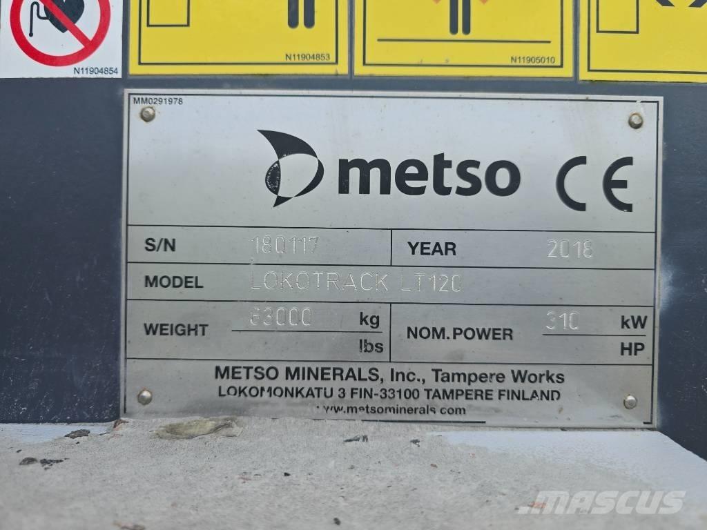 Metso LT 120 自走式クラッシャー