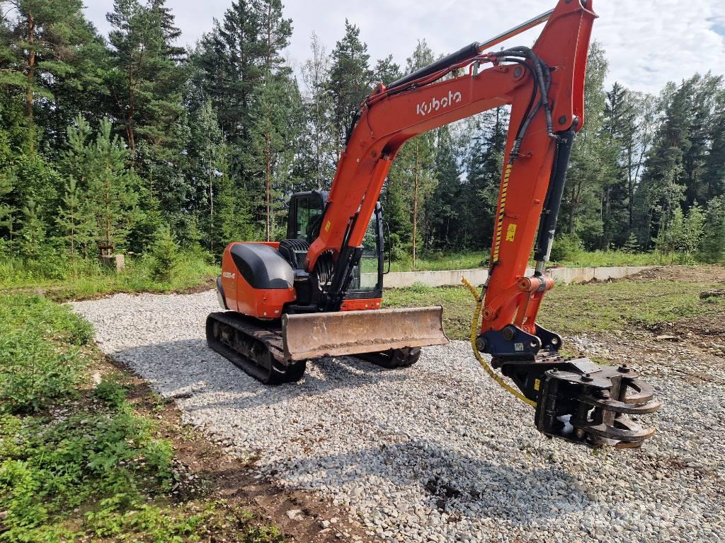Kubota KX 080-4 中型油圧ショベル 7ｔ-12ｔ（ユンボ・パワーショベル・バックホー）