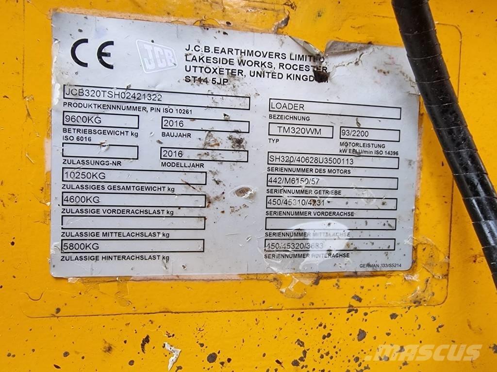 JCB TM 320 WM テレスコーピックハンドラー