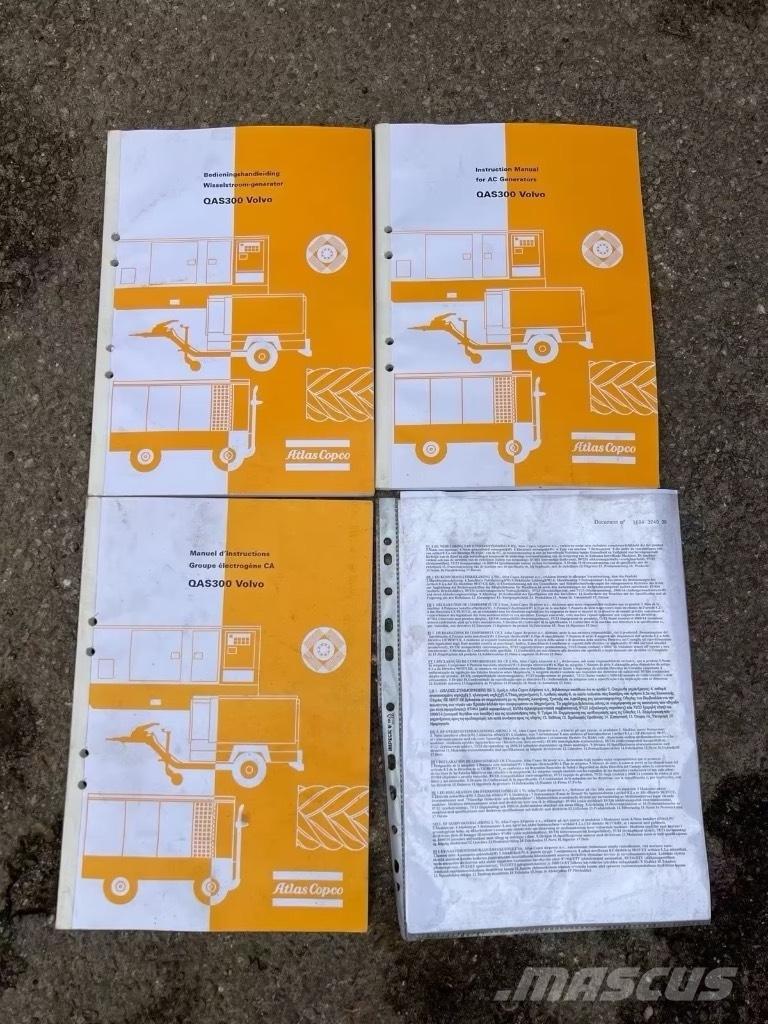 Atlas Copco QAS 300 ディーゼル発電機