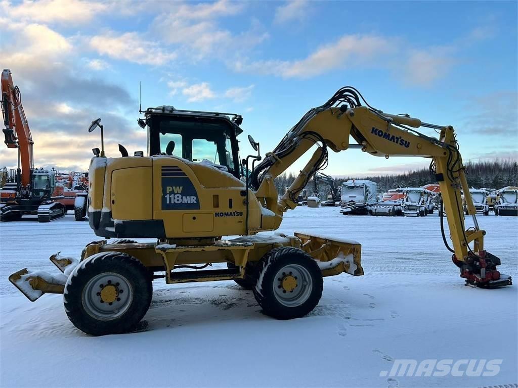 Komatsu PW118MR-8 ホイール式油圧ショベル（パワーショベル・ユンボ・バックホー）