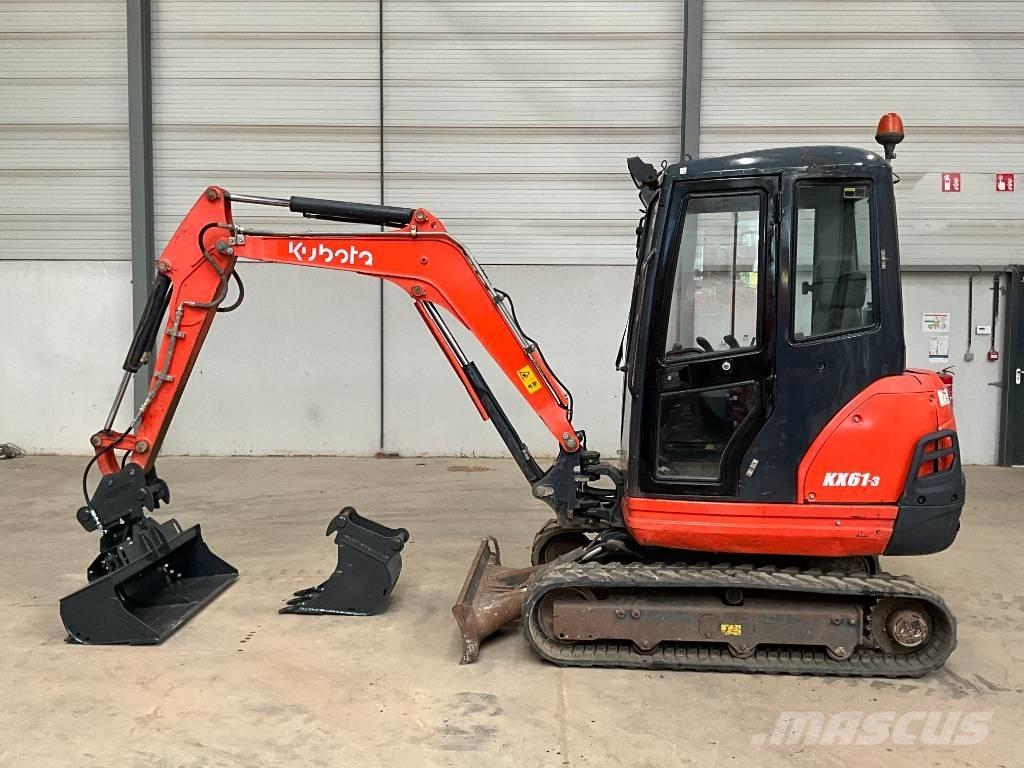 Kubota KX 61-3 ミニ油圧ショベル 7t以下（ミニユンボ・ミニディガー）