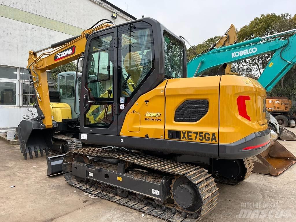 XCMG XE 75 D 中型油圧ショベル 7ｔ-12ｔ（ユンボ・パワーショベル・バックホー）