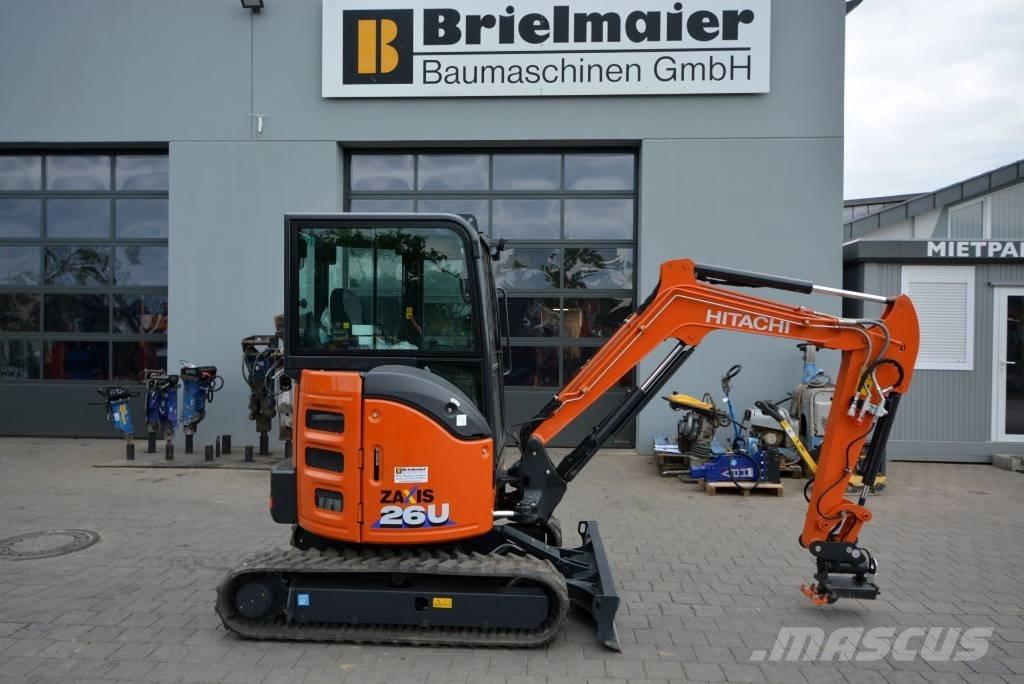 Hitachi ZX 26 U-6 ミニ油圧ショベル 7t以下（ミニユンボ・ミニディガー）
