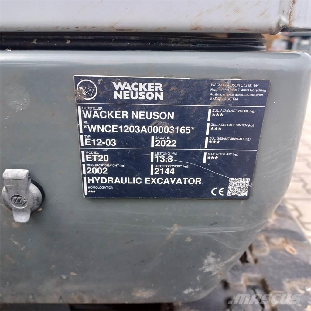 Wacker Neuson ET20 大型油圧ショベル12t以上（パワーショベル・ユンボ）