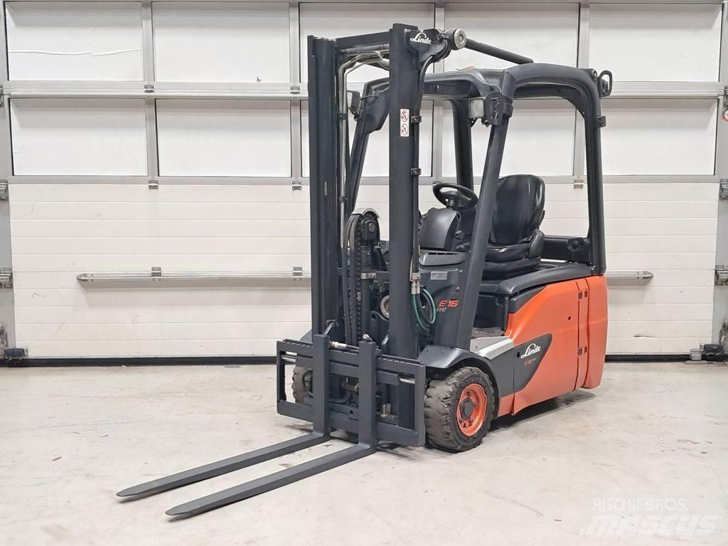 Linde E16-02 バッテリーフォークリフト