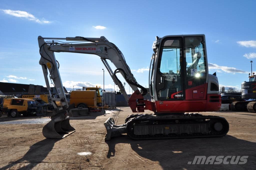 Takeuchi TB 250-2 ミニ油圧ショベル 7t以下（ミニユンボ・ミニディガー）