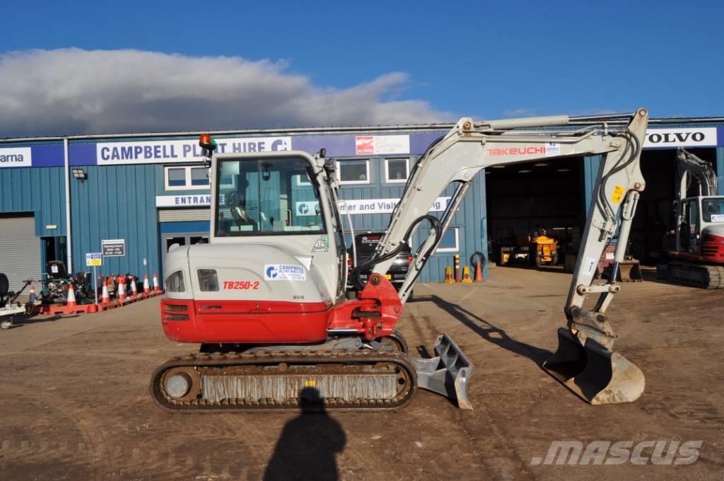 Takeuchi TB 250-2 ミニ油圧ショベル 7t以下（ミニユンボ・ミニディガー）