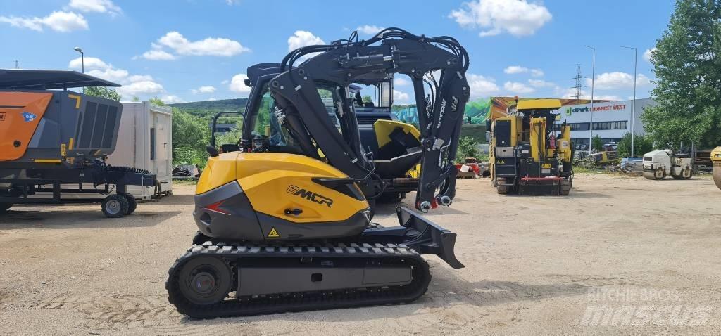 Mecalac 8 MCR 中型油圧ショベル 7ｔ-12ｔ（ユンボ・パワーショベル・バックホー）