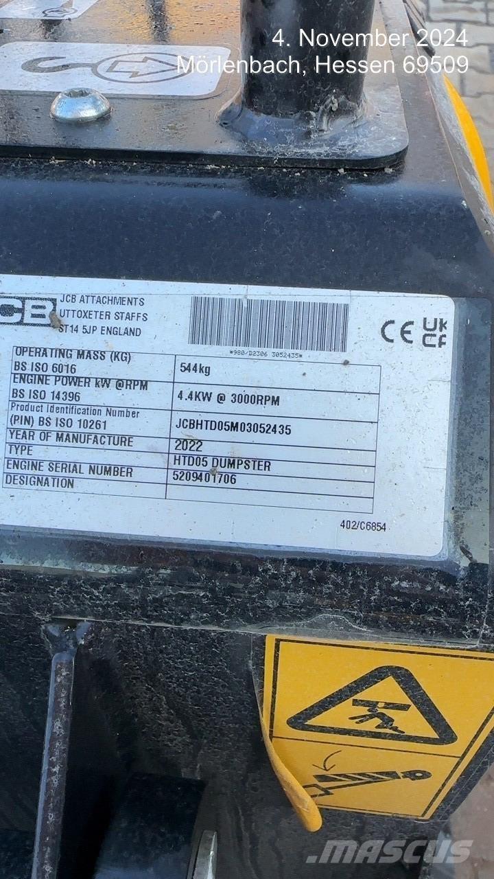 JCB HTD5 サイト　ダンプ