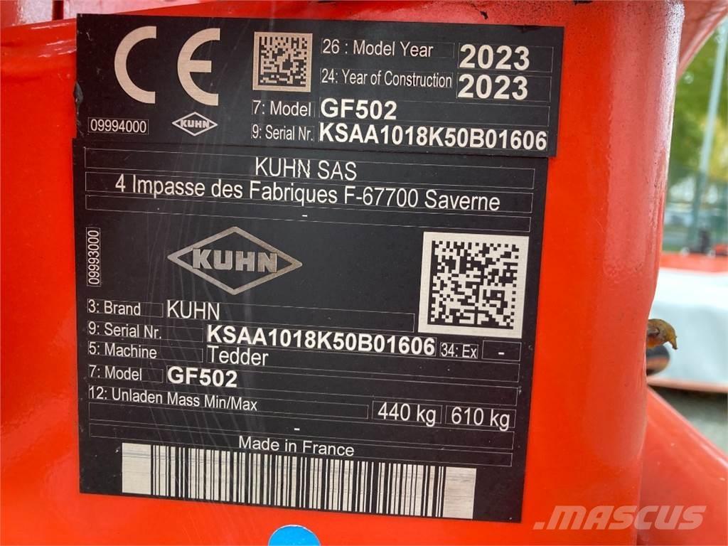 Kuhn GF 502 テッダー・テッダーレーキ