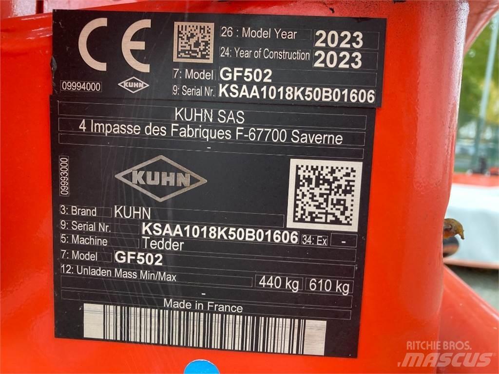 Kuhn GF 502 テッダー・テッダーレーキ