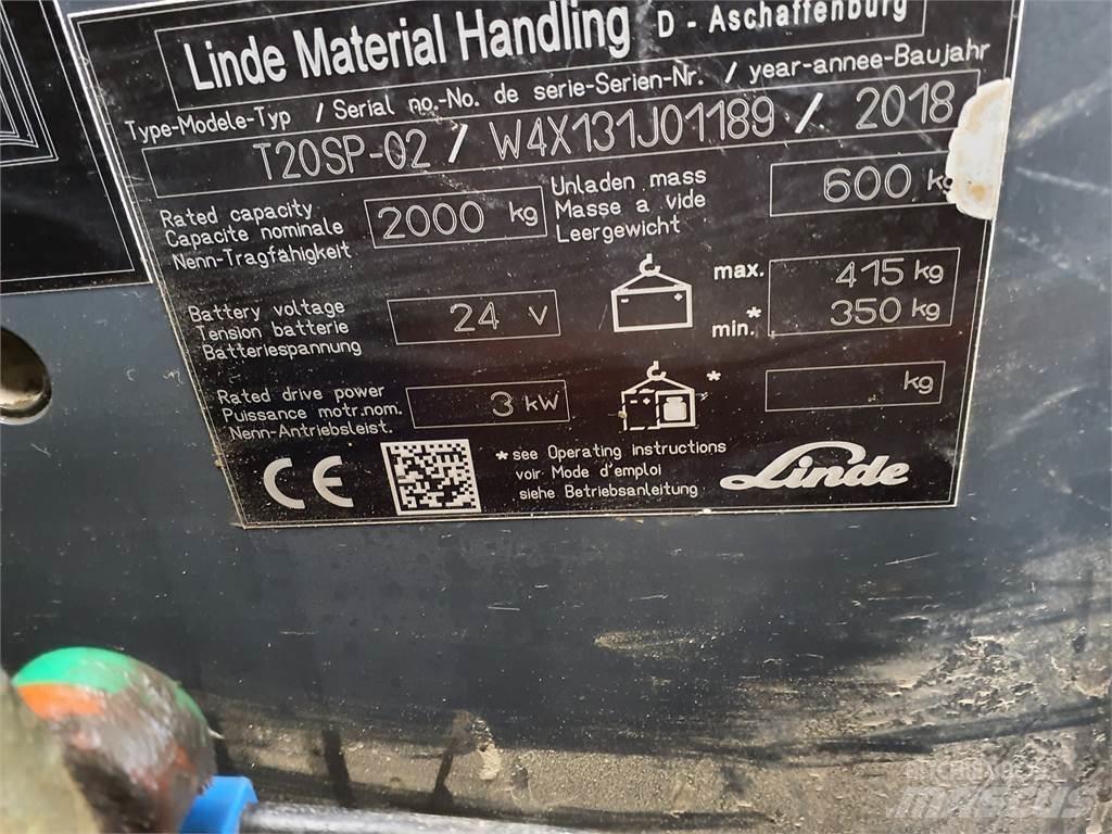 Linde T20SP kurz ローリフト