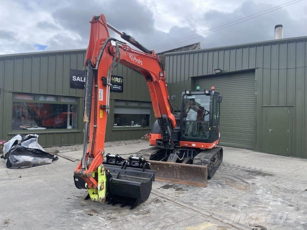 Kubota KX 080-4 中型油圧ショベル 7ｔ-12ｔ（ユンボ・パワーショベル・バックホー）