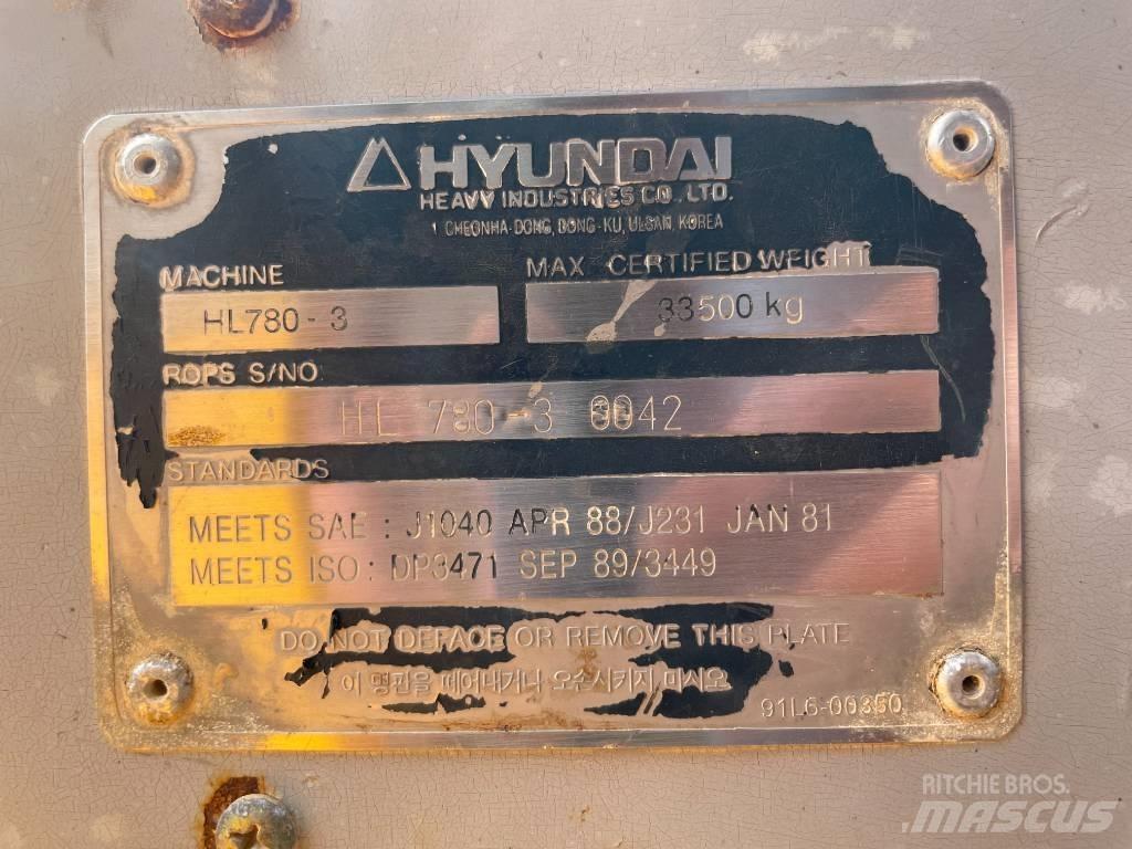 Hyundai HL 780-3 A ホイールローダー・タイヤショベル