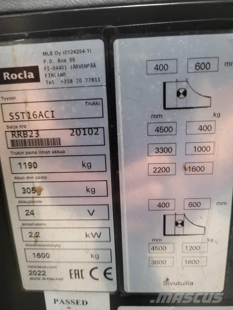 Rocla SST 16 ACI 自走式スタッカー