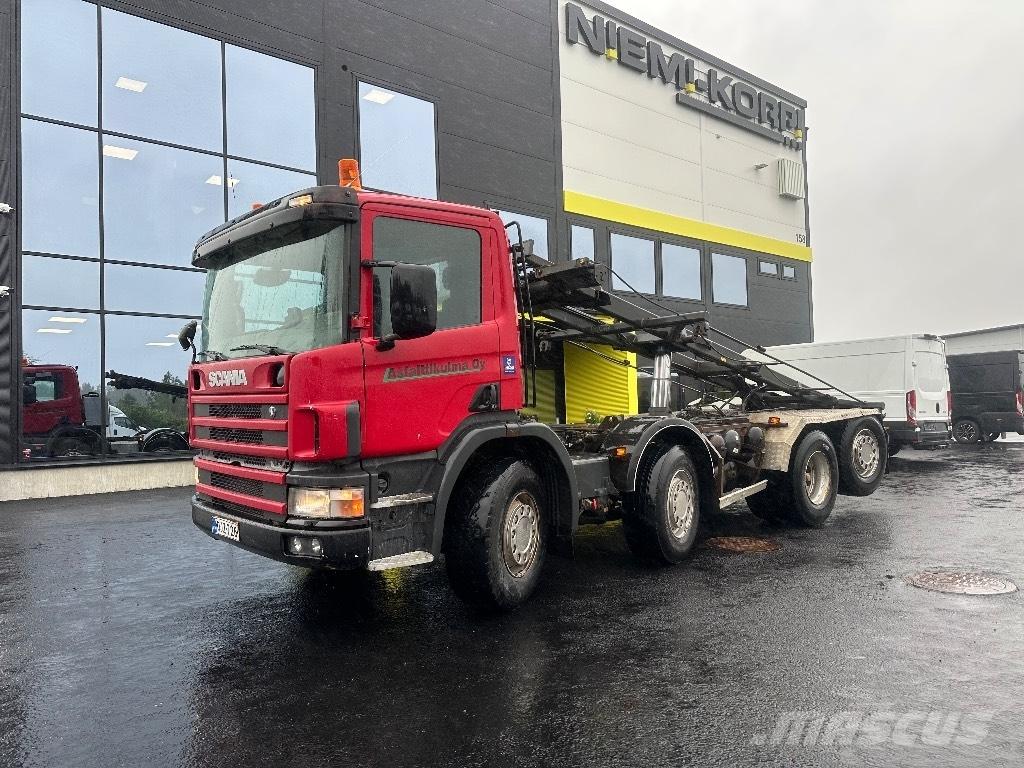 Scania P114 8x2*6 ケーブルリフト着脱式トラック