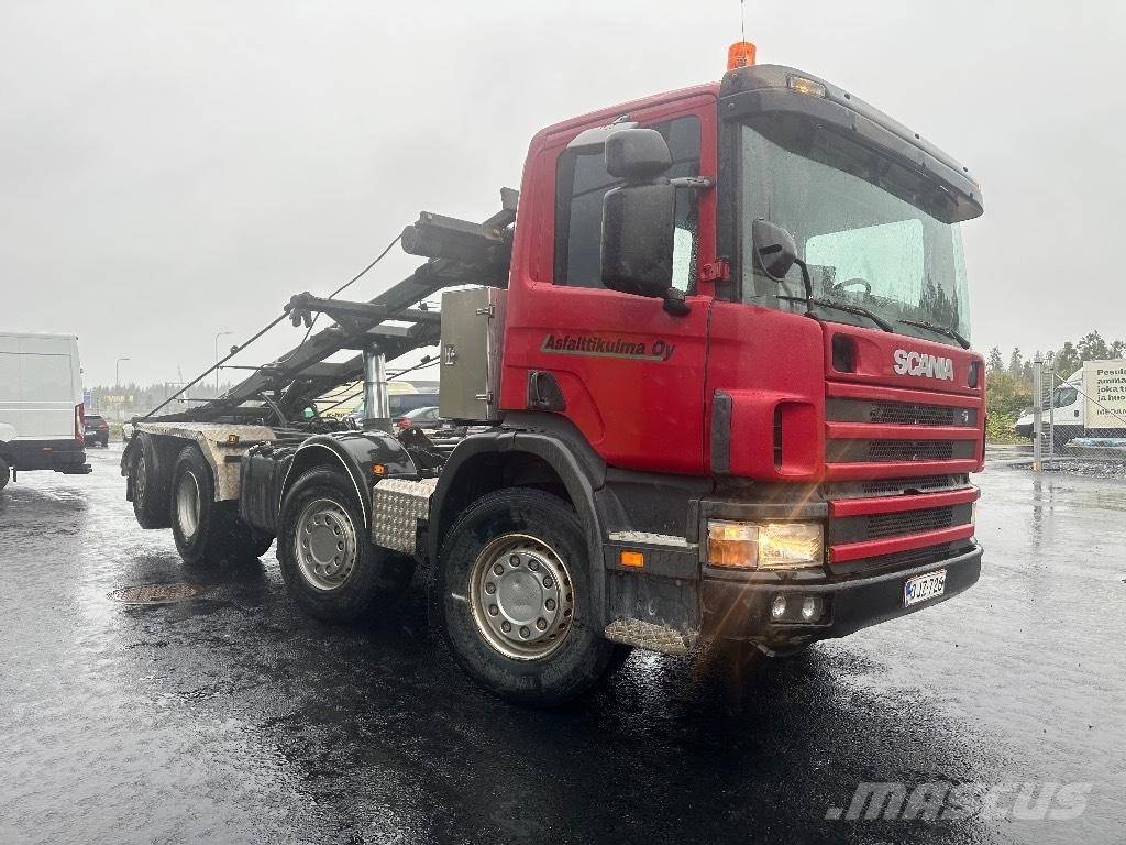 Scania P114 8x2*6 ケーブルリフト着脱式トラック