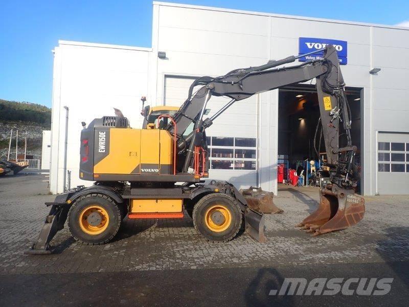 Volvo EWR 150 E ホイール式油圧ショベル（パワーショベル・ユンボ・バックホー）