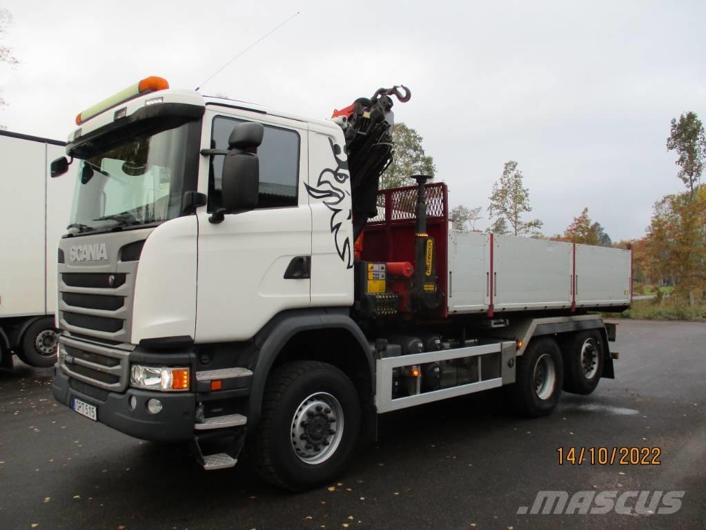 Scania G490cb6x4*4 クレーントラック、ユニック車