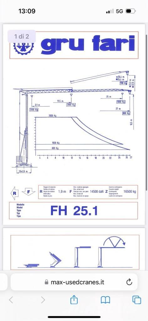 Fari FH 25.01 自動直立クレーン